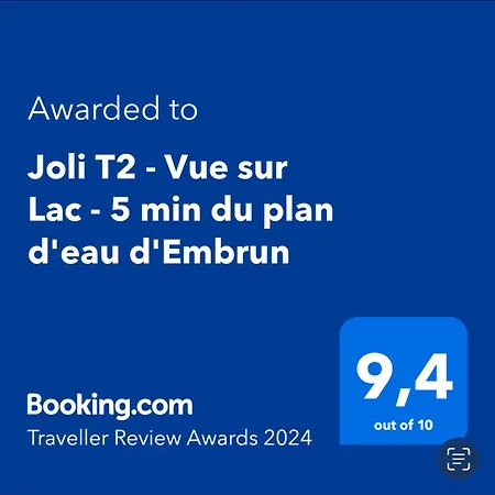 Apartment Joli T2 - Vue Sur - 5 Min Du Plan D'eau D'embrun *